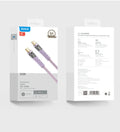 ROCK Z21 100W Transparent USB-C to USB-C Cable – Fast Charging & Data Transfer (1.2m) - Creslia
