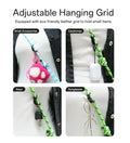 8mm Glow-in-the-Dark Phone Lanyard – Blue, Adjustable Neck & Wrist Strap for All Phones - Creslia