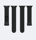 Creslia Silicone Magnetic Buckle Apple Watch Band – Black - all strap sizes