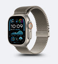Stainless Steel Mesh Band - Compatible with Apple Watch - Desert Titanium