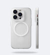 Corrugated Hybrid MagSafe Case Cover for iPhone - White - Creslia