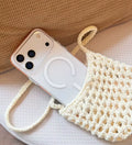 Corrugated Hybrid MagSafe Case Cover for iPhone - White - Creslia