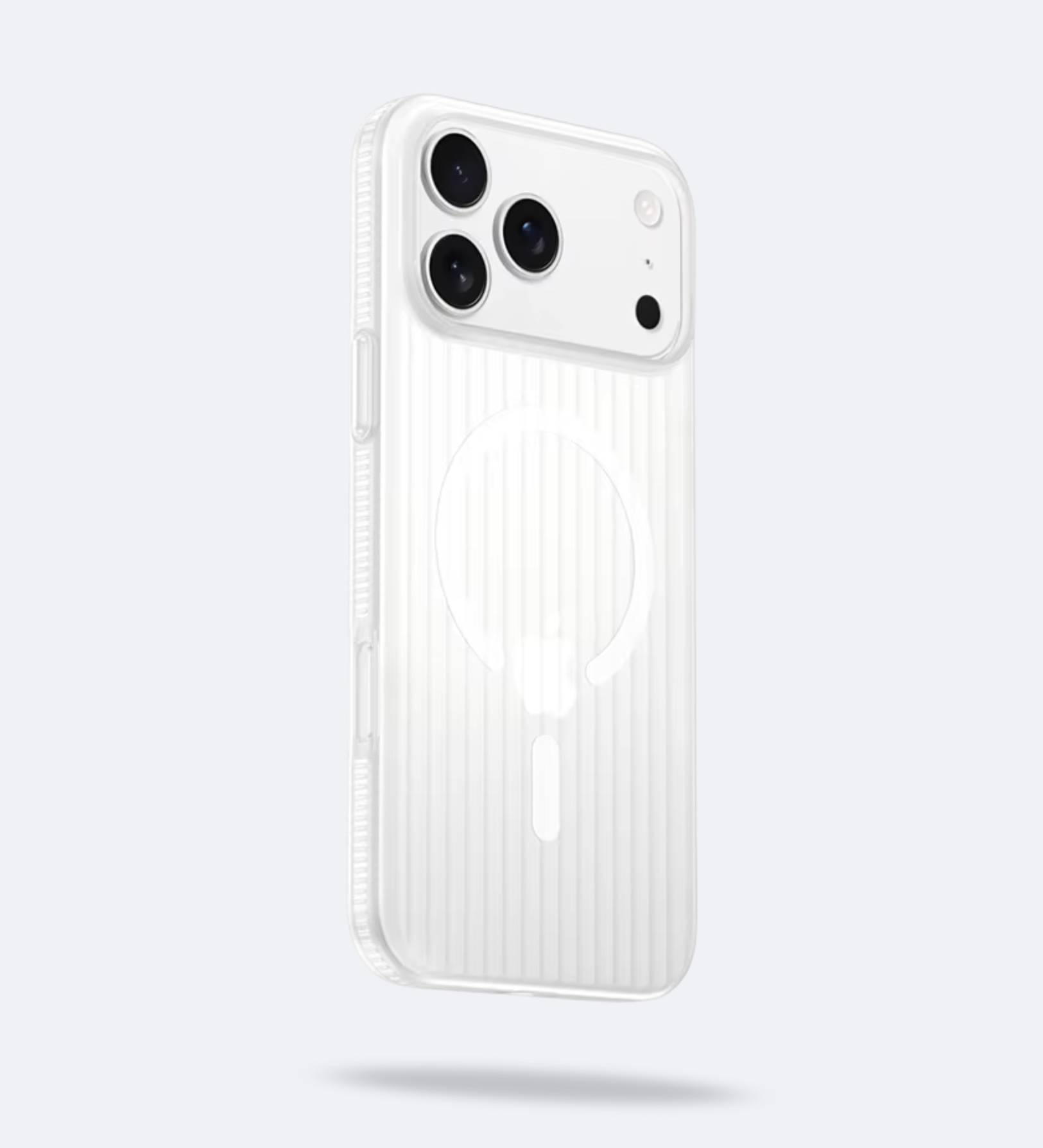 Corrugated Hybrid MagSafe Case Cover for iPhone - White