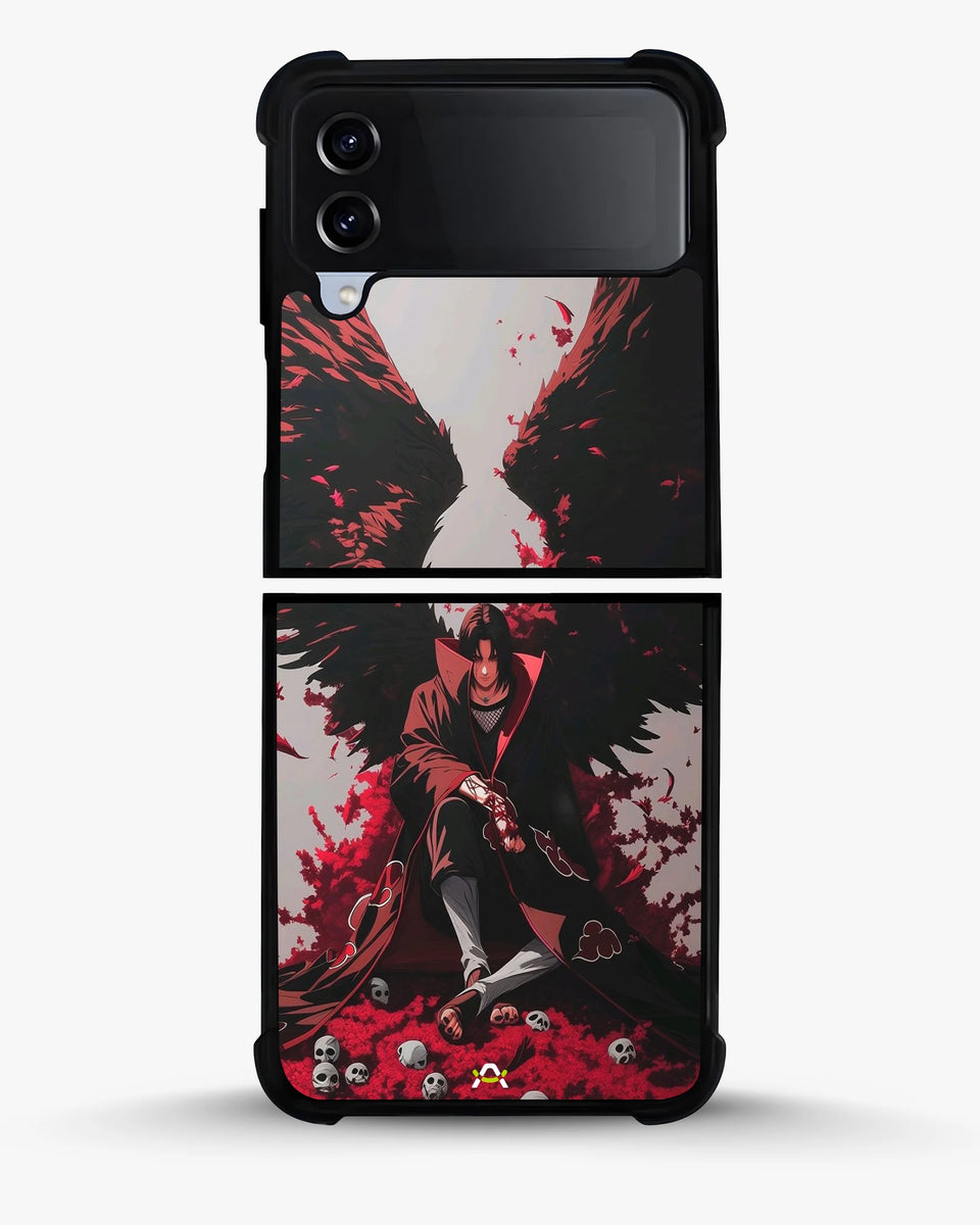 Creslia anime dark warrior phone case - anime dark warrior phone case samsung galaxy z flip 4