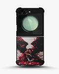 Creslia anime dark warrior phone case - anime dark warrior phone case samsung galaxy z flip 5