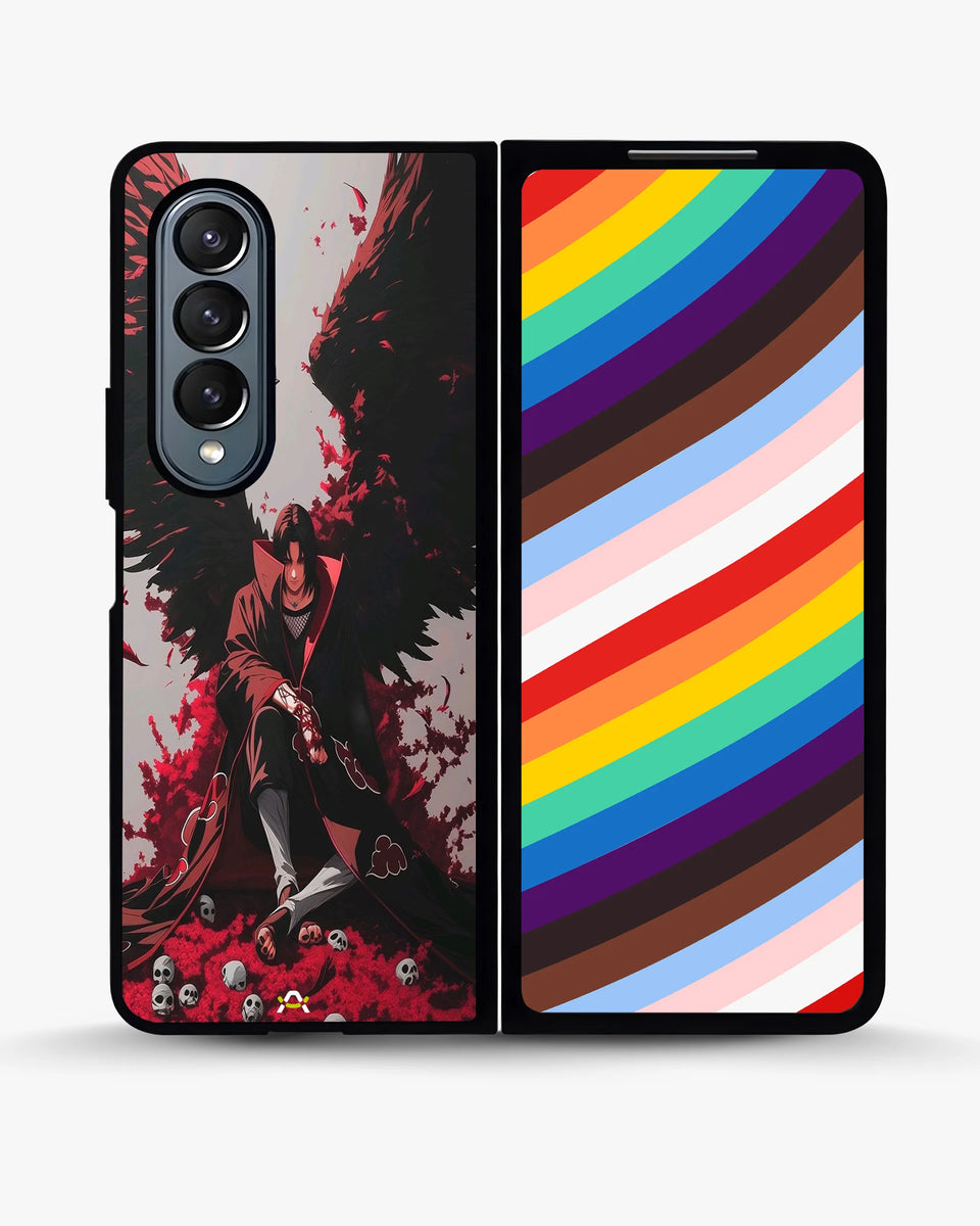 Creslia anime dark warrior phone case - anime dark warrior phone case samsung galaxy z fold 4