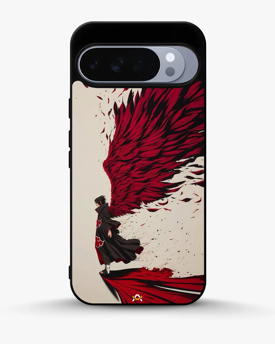 Creslia anime hero red black phone case - anime hero red black phone case google pixel 10 pro xl