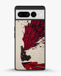 Creslia anime hero red black phone case - anime hero red black phone case google pixel 7 pro