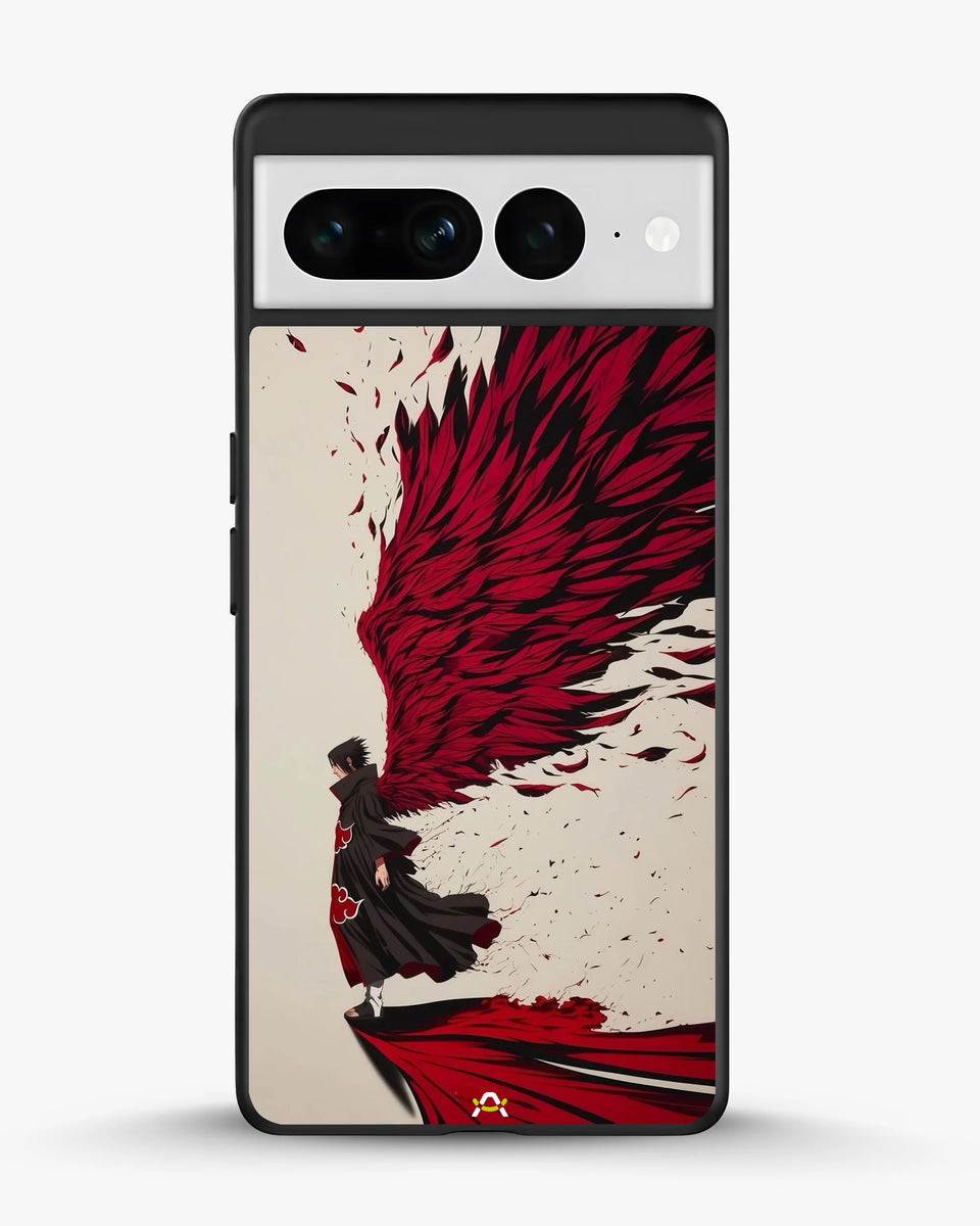 Creslia anime hero red black phone case - anime hero red black phone case google pixel 7 pro