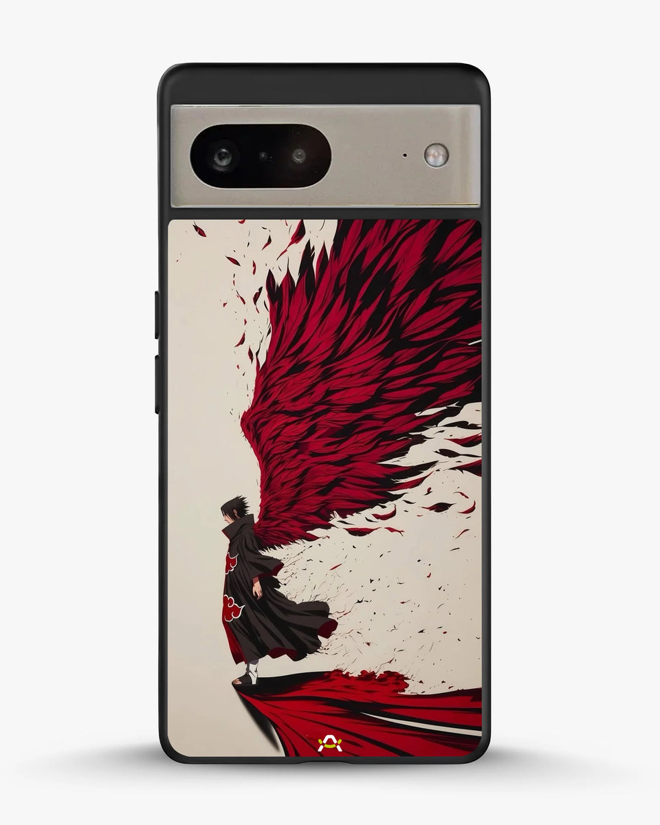 Creslia anime hero red black phone case - anime hero red black phone case google pixel 8a