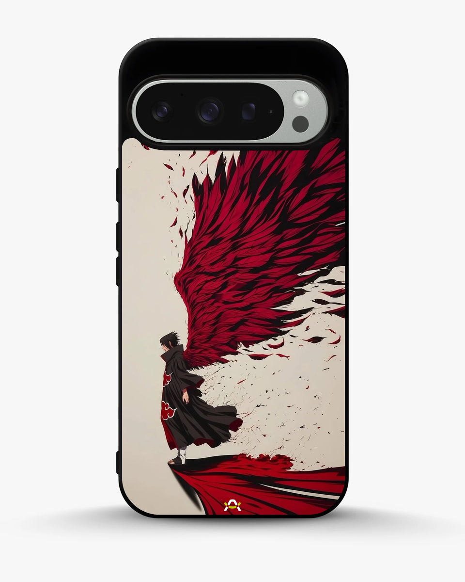 Creslia anime hero red black phone case - anime hero red black phone case google pixel 9 pro