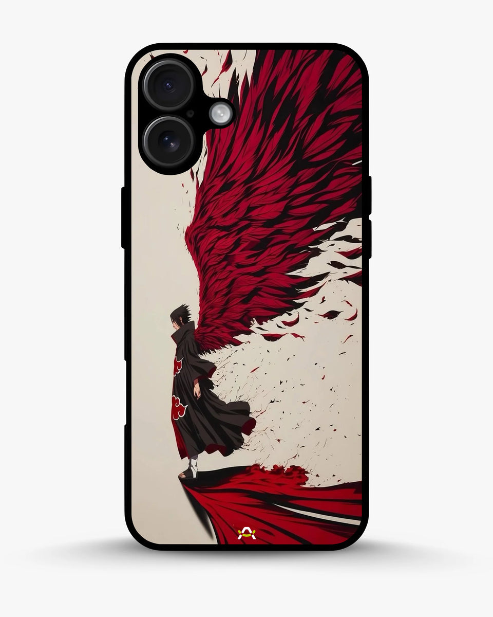 Creslia anime hero red black phone case - anime hero red black phone case iphone 16 plus