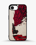 Creslia anime hero red black phone case - anime hero red black phone case iphone 16e
