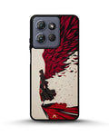 Creslia anime hero red black phone case - anime hero red black phone case moto g power 2025