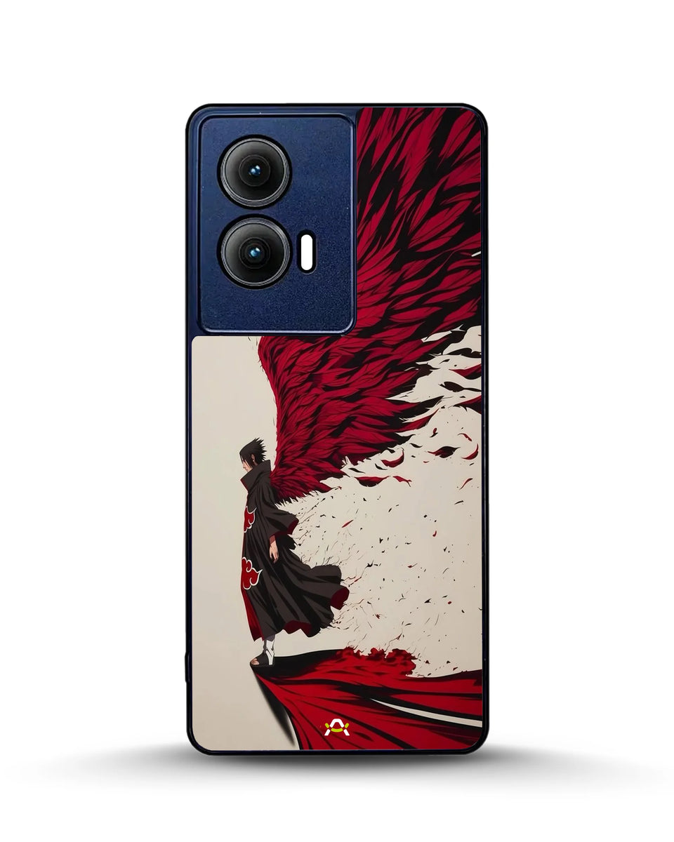 Creslia anime hero red black phone case - anime hero red black phone case motorola edge 2024