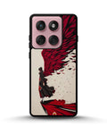 Creslia anime hero red black phone case - anime hero red black phone case motorola edge 2025