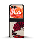 Creslia anime hero red black phone case - anime hero red black phone case motorola razr ultra 2025