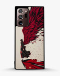 Creslia anime hero red black phone case - anime hero red black phone case samsung galaxy note 20 ultra