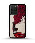 Creslia anime hero red black phone case - anime hero red black phone case samsung galaxy s20 ultra