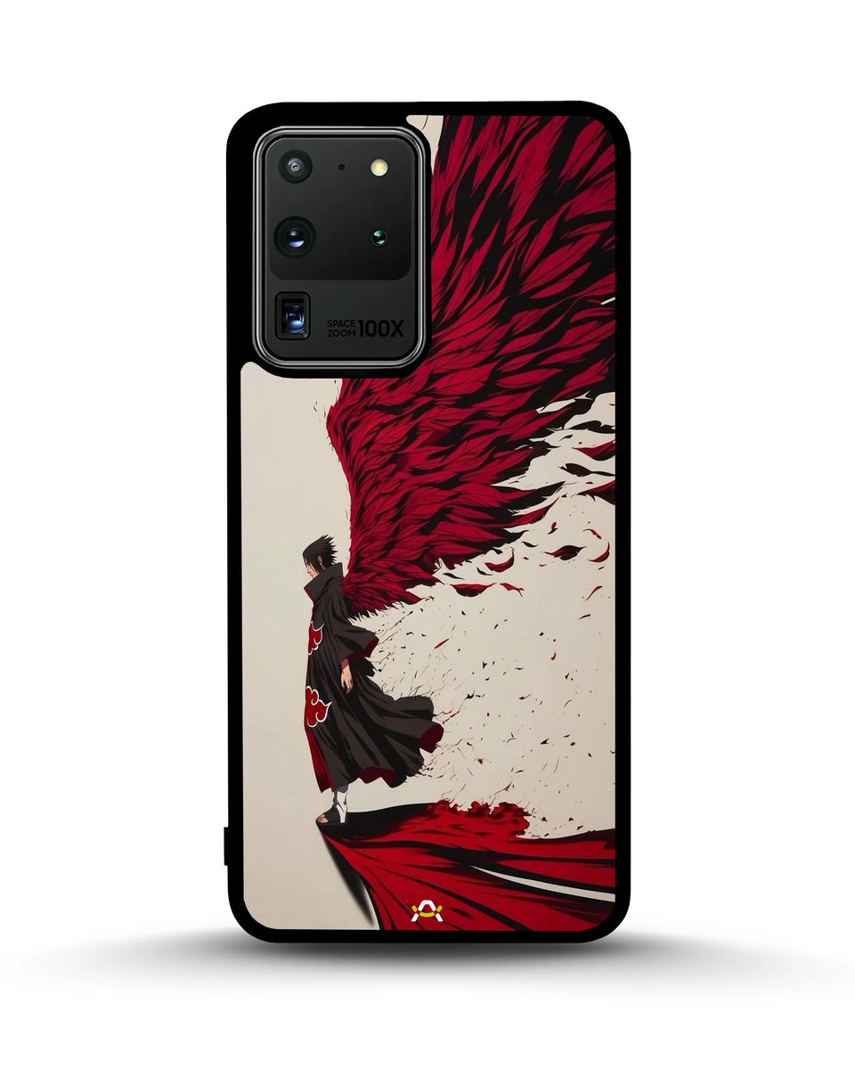 Creslia anime hero red black phone case - anime hero red black phone case samsung galaxy s20 ultra
