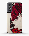 Creslia anime hero red black phone case - anime hero red black phone case samsung galaxy s22 plus
