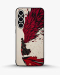 Creslia anime hero red black phone case - anime hero red black phone case samsung galaxy s24 plus