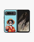 Creslia anime pirate captain phone case - anime pirate captain phone case google pixel fold