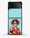 Creslia anime pirate captain phone case - anime pirate captain phone case samsung galaxy z flip 4