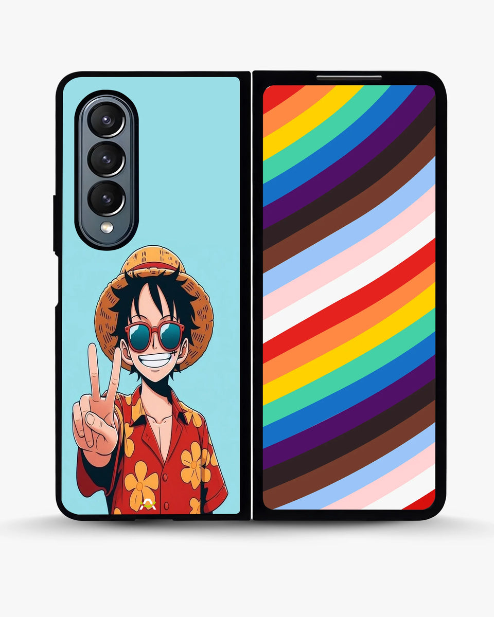 Creslia anime pirate captain phone case - anime pirate captain phone case samsung galaxy z fold 4