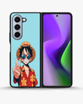 Creslia anime pirate captain phone case - anime pirate captain phone case samsung galaxy z fold 5
