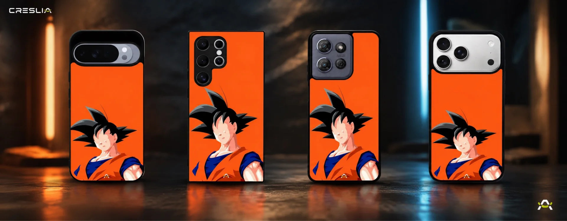 Creslia anime super warrior phone case - anime super warrior phone case desktop banner