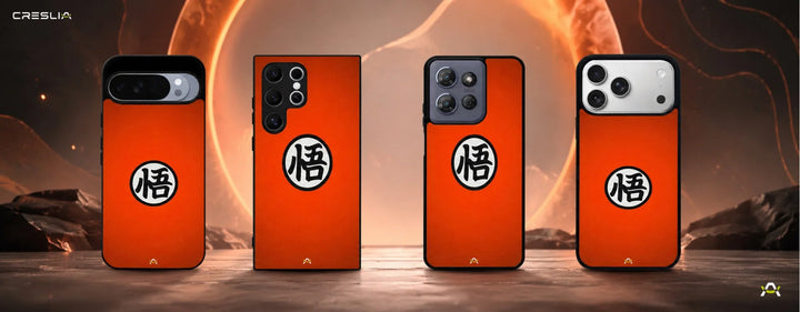 Creslia anime warrior awakening kanji orange case - anime warrior awakening kanji orange case desktop banner