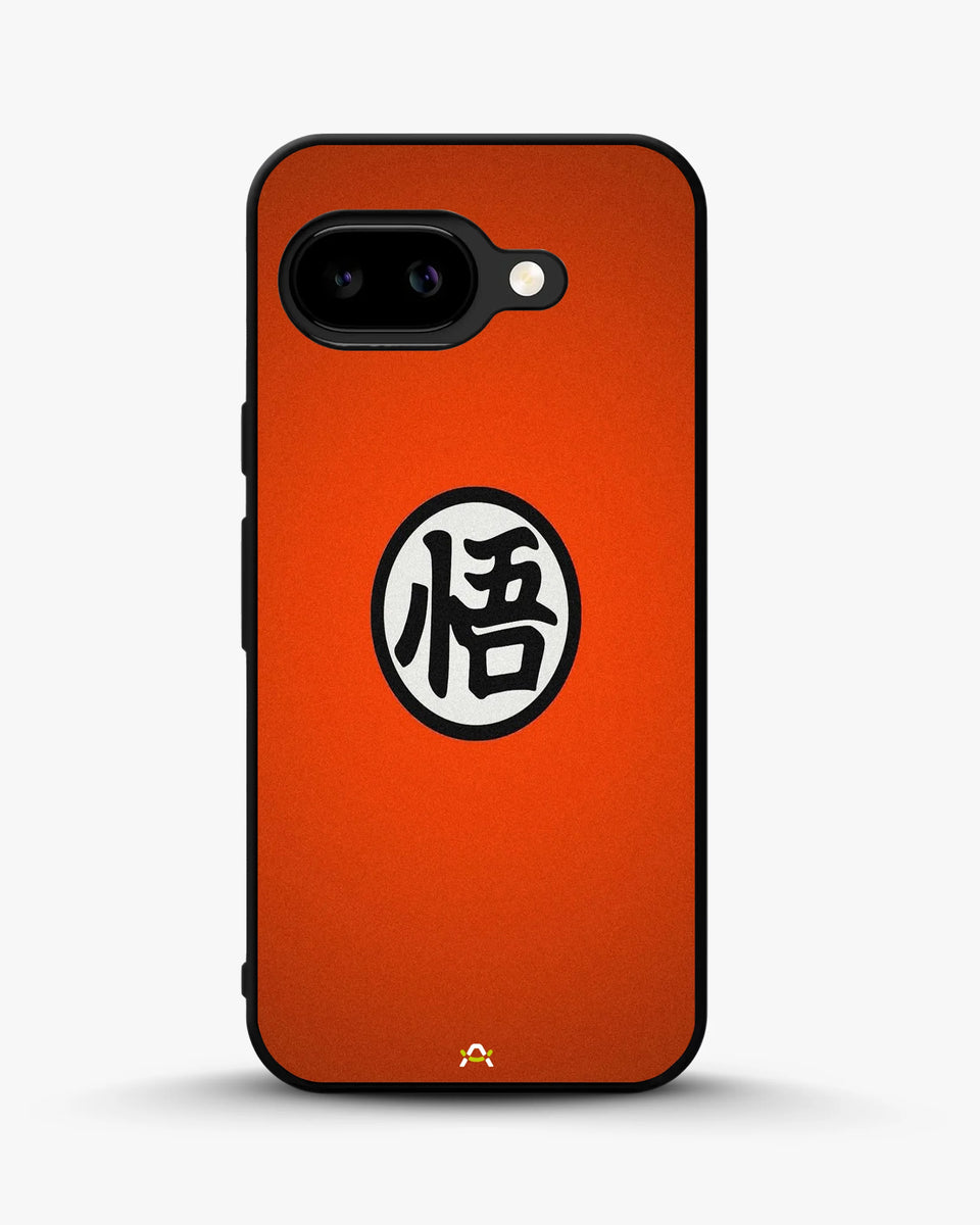 Creslia anime warrior awakening kanji orange case - anime warrior awakening kanji orange case google pixel 9a