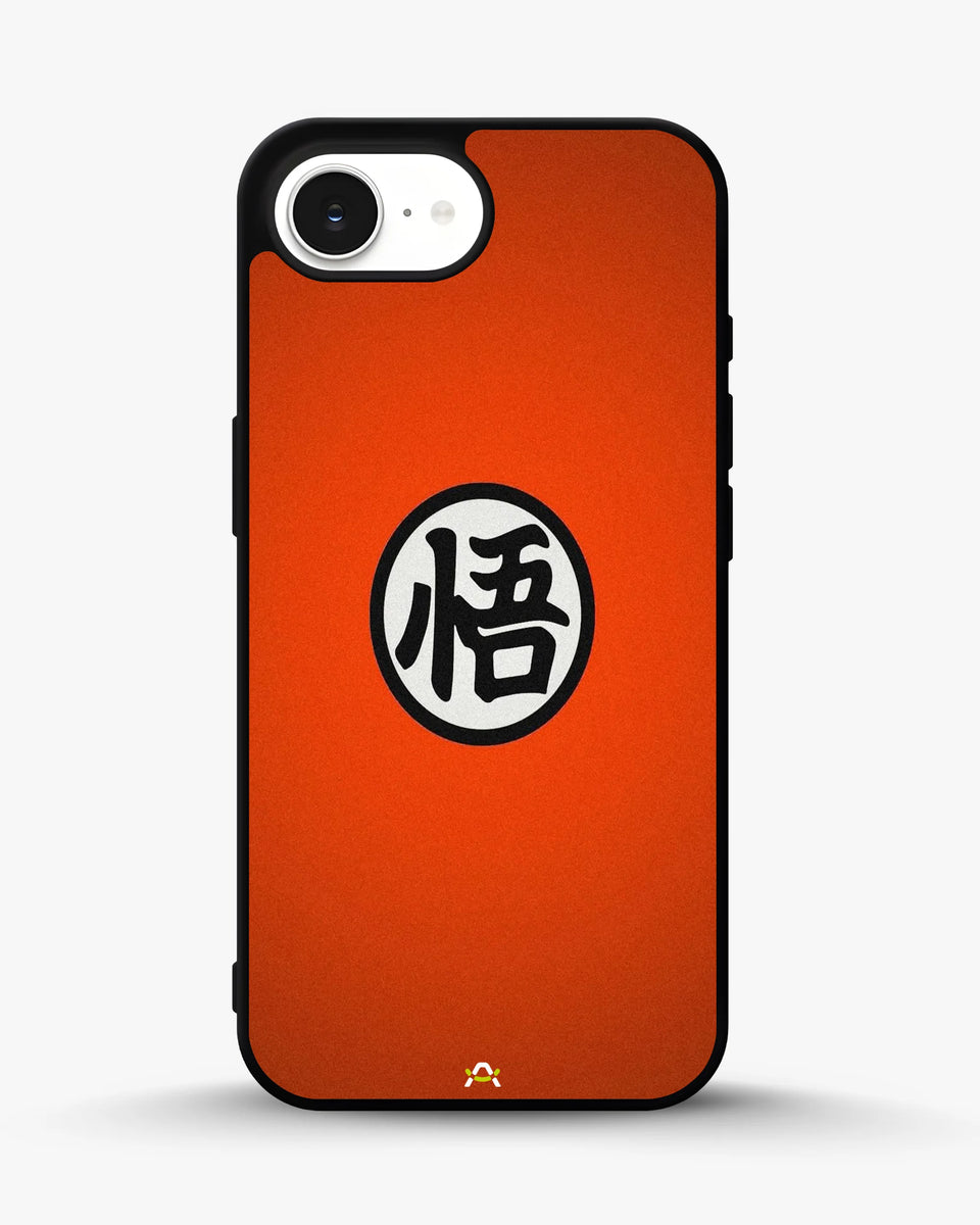 Creslia anime warrior awakening kanji orange case - anime warrior awakening kanji orange case iphone 16e