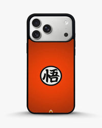 Anime Warrior Awakening Kanji Case - Glossy Orange Printed Cover for iPhone, Samsung, Pixel, OnePlus & Vivo