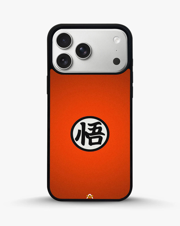 Creslia anime warrior awakening kanji orange case - anime warrior awakening kanji orange case iphone 17 pro max