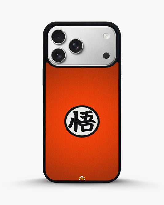 Creslia anime warrior awakening kanji orange case - anime warrior awakening kanji orange case iphone 17 pro