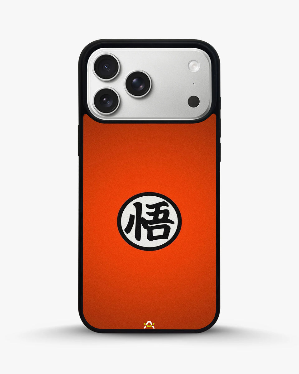 Creslia anime warrior awakening kanji orange case - anime warrior awakening kanji orange case iphone 17 pro