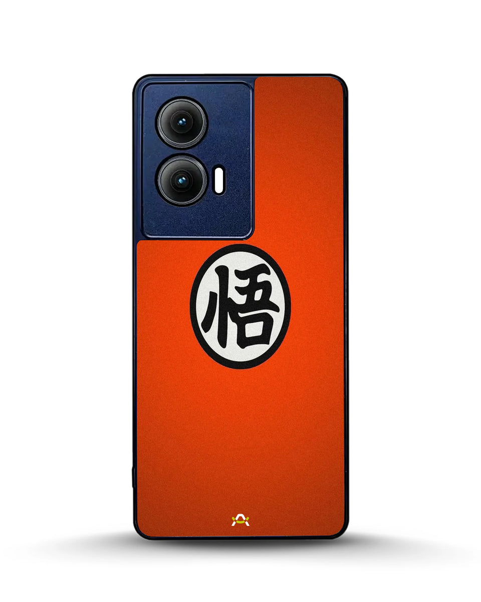 Creslia anime warrior awakening kanji orange case - anime warrior awakening kanji orange case motorola edge 2024