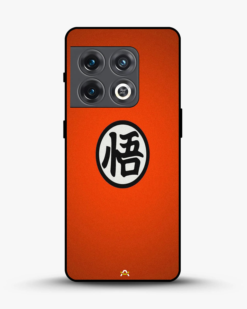 Creslia anime warrior awakening kanji orange case - anime warrior awakening kanji orange case oneplus 10 pro