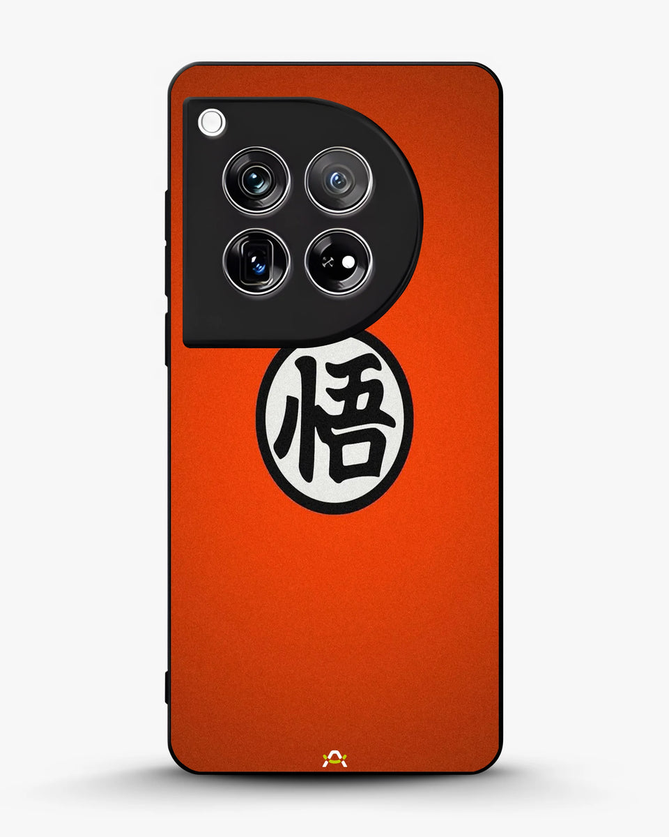 Creslia anime warrior awakening kanji orange case - anime warrior awakening kanji orange case oneplus 12r