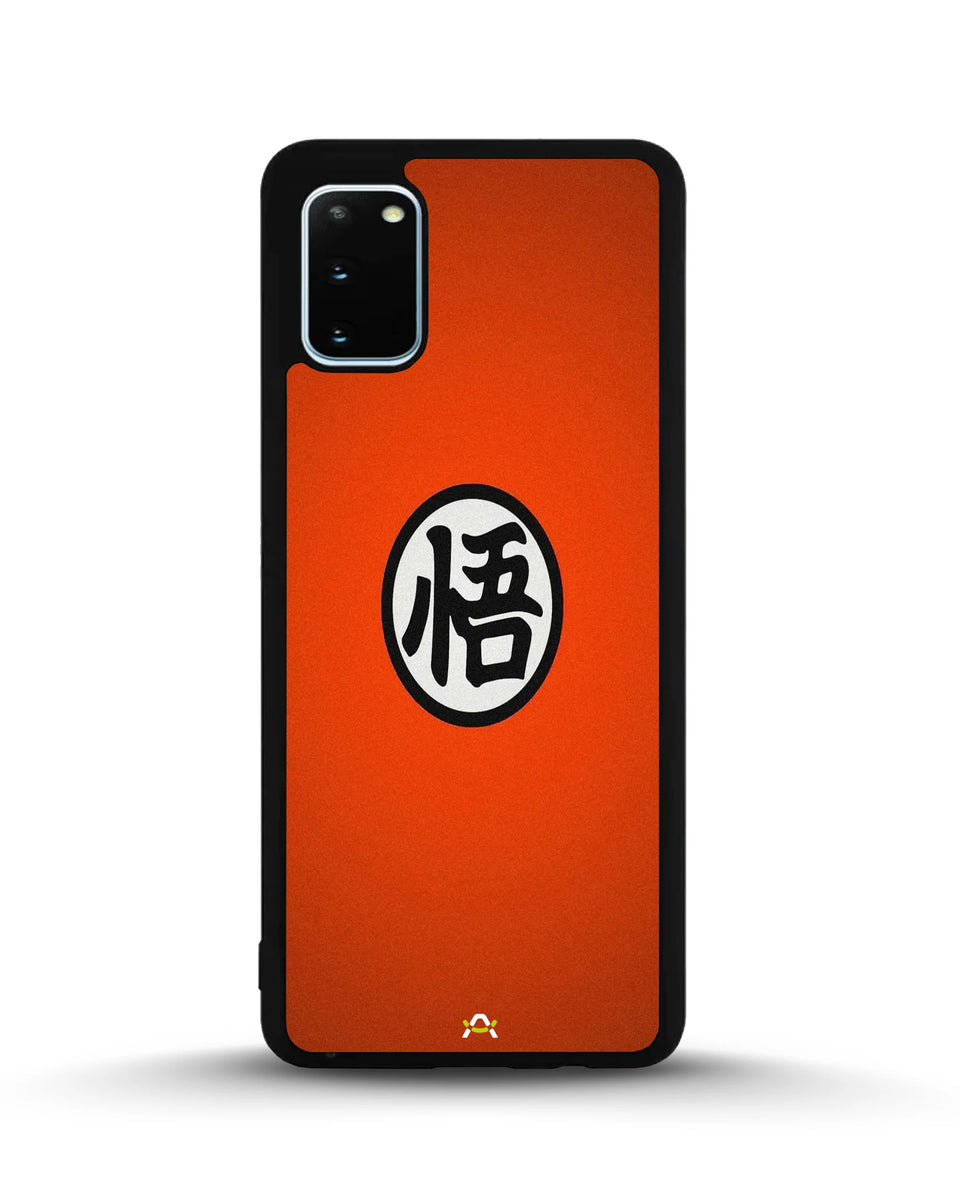 Creslia anime warrior awakening kanji orange case - anime warrior awakening kanji orange case samsung galaxy s20 fe