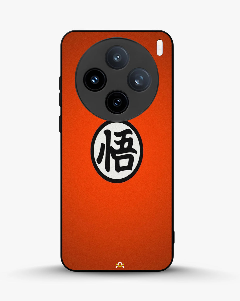 Creslia anime warrior awakening kanji orange case - anime warrior awakening kanji orange case vivo x100