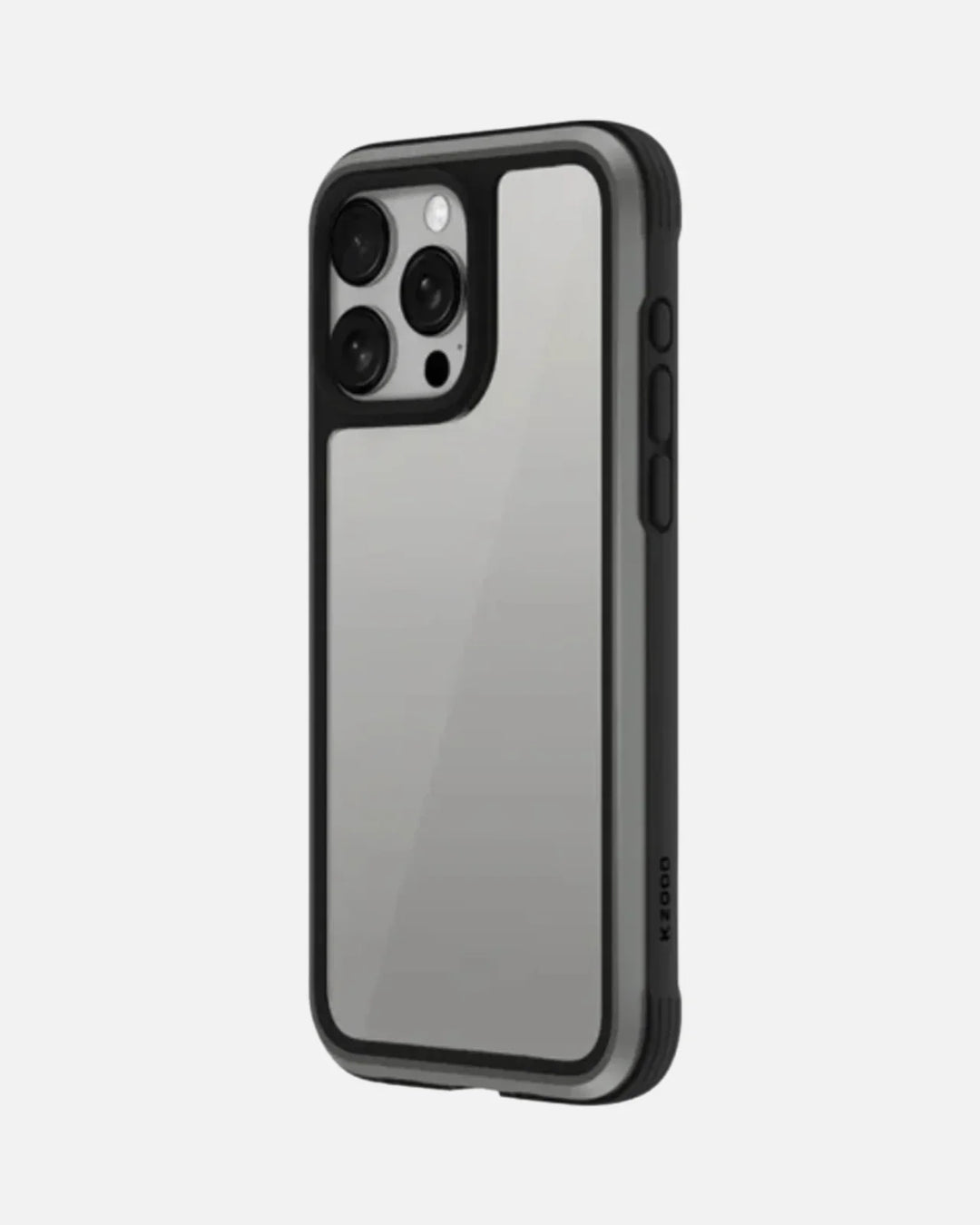 Ares Aviation-Grade Aluminum Alloy Bumper Case for iPhones - Titanium Grey - Creslia