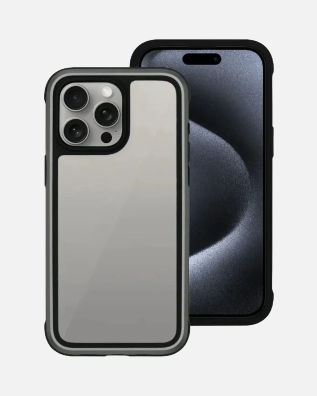 Ares Aviation-Grade Aluminum Alloy Bumper Case for iPhones - Titanium Grey - Creslia