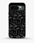 Creslia black art phone case - black art phone case google pixel 10 pro