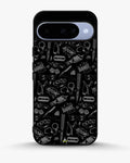Creslia black art phone case - black art phone case google pixel 10