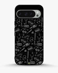 Creslia black art phone case - black art phone case google pixel 9 pro