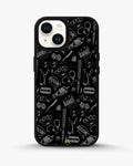 Creslia black art phone case - black art phone case iphone 15 plus