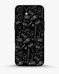 Creslia black art phone case - black art phone case iphone 16